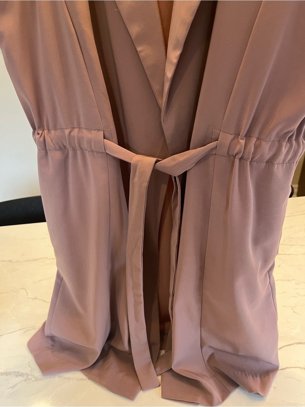 Dynamite Mauve Sleeveless Draped Tunic - Picture 5 of 9